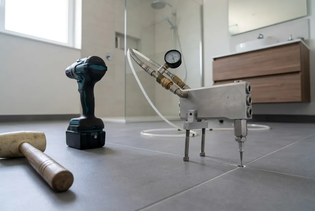 Kitbedrijf Epe – holle tegels injecteren
